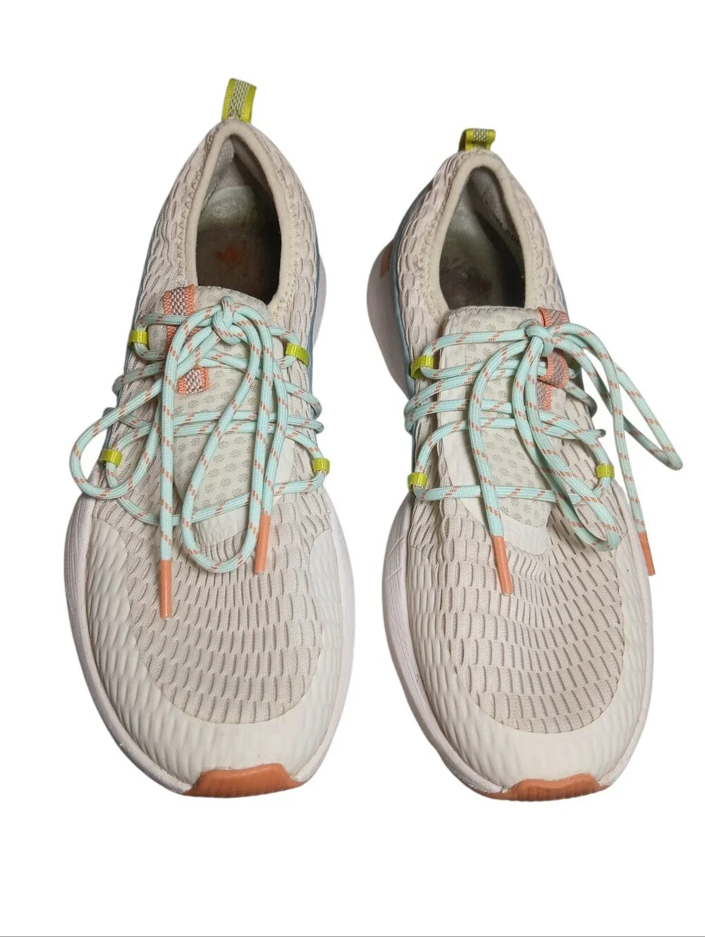 Sorel Kinetic Impact Lace Womens Running Shoes Chalk/Paradiso Peach Size 9.5